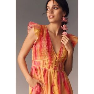 ANTHROPOLOGIE Peregrine Midi Dress NWT Size 1X